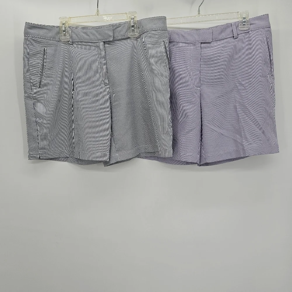 Lady Hagen essentials stripe golf flat front short bundle women's size 12